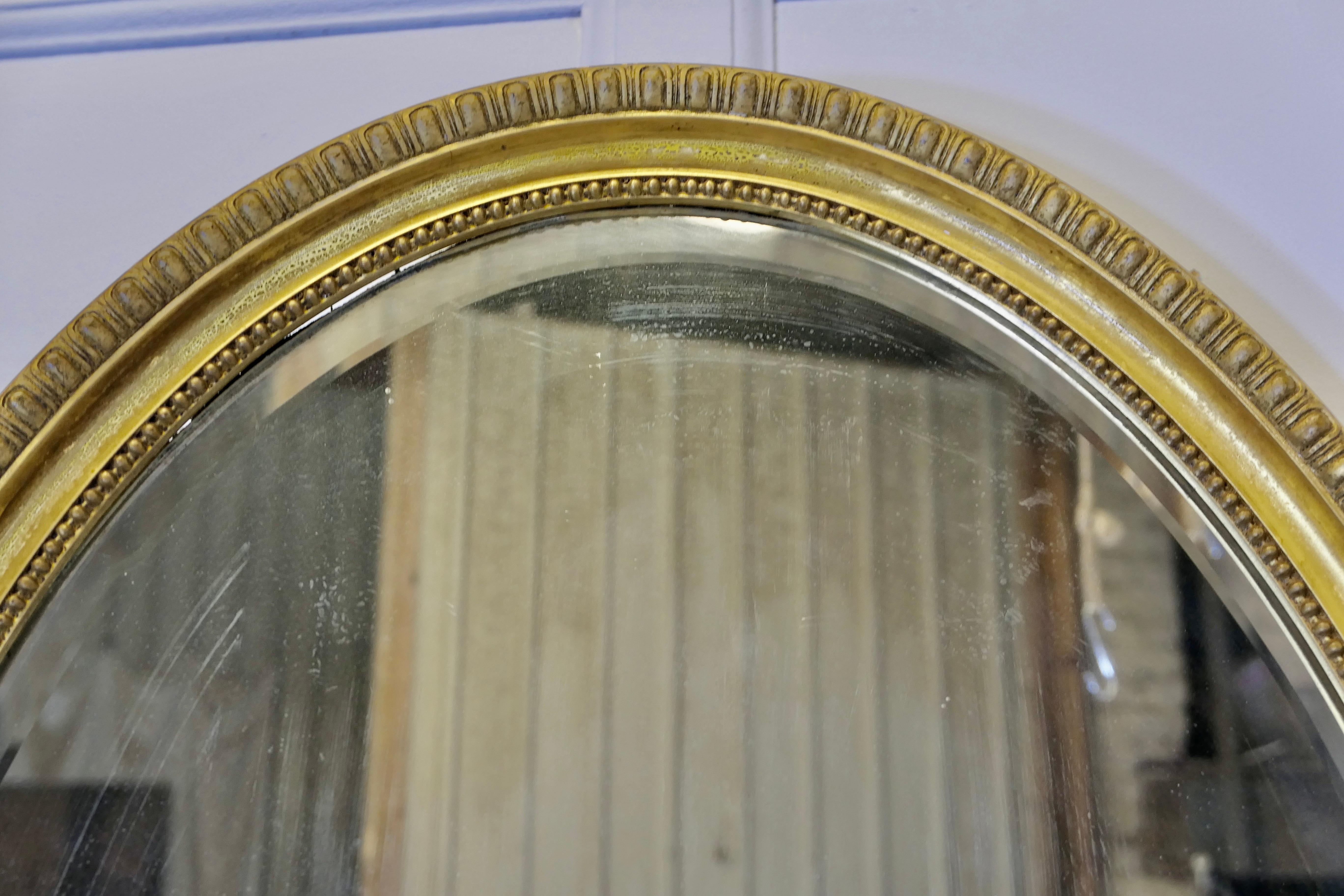 Magnífico Espejo de Pared Dorado Ovalado Decorativo Grande Madera dorada en venta