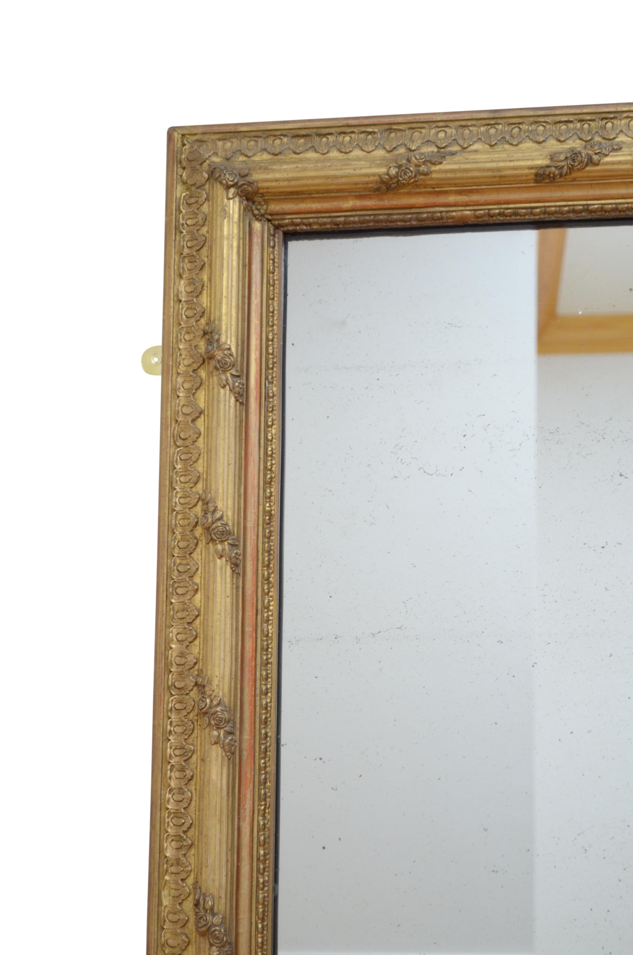 Superb Early 19th Century Giltwood Mirror 2