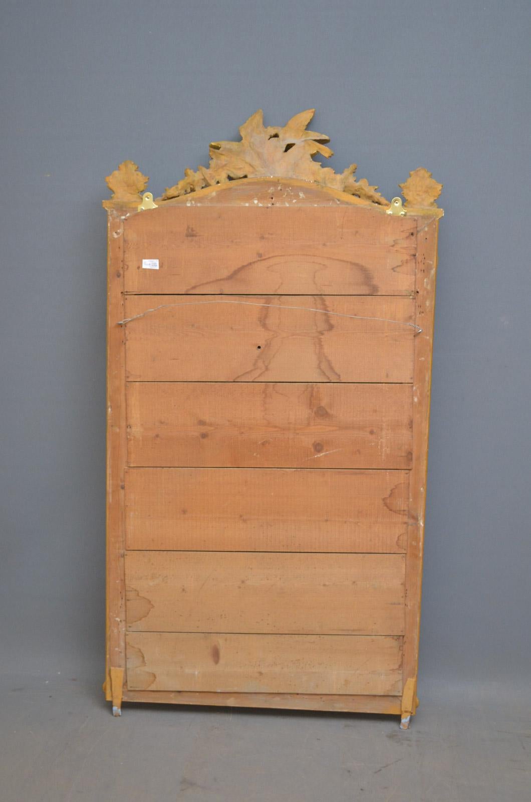Superb Early 19th Century Giltwood Pier Mirror 8