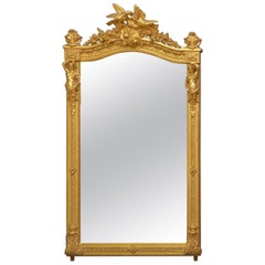 Superb Early 19th Century Giltwood Pier Mirror
