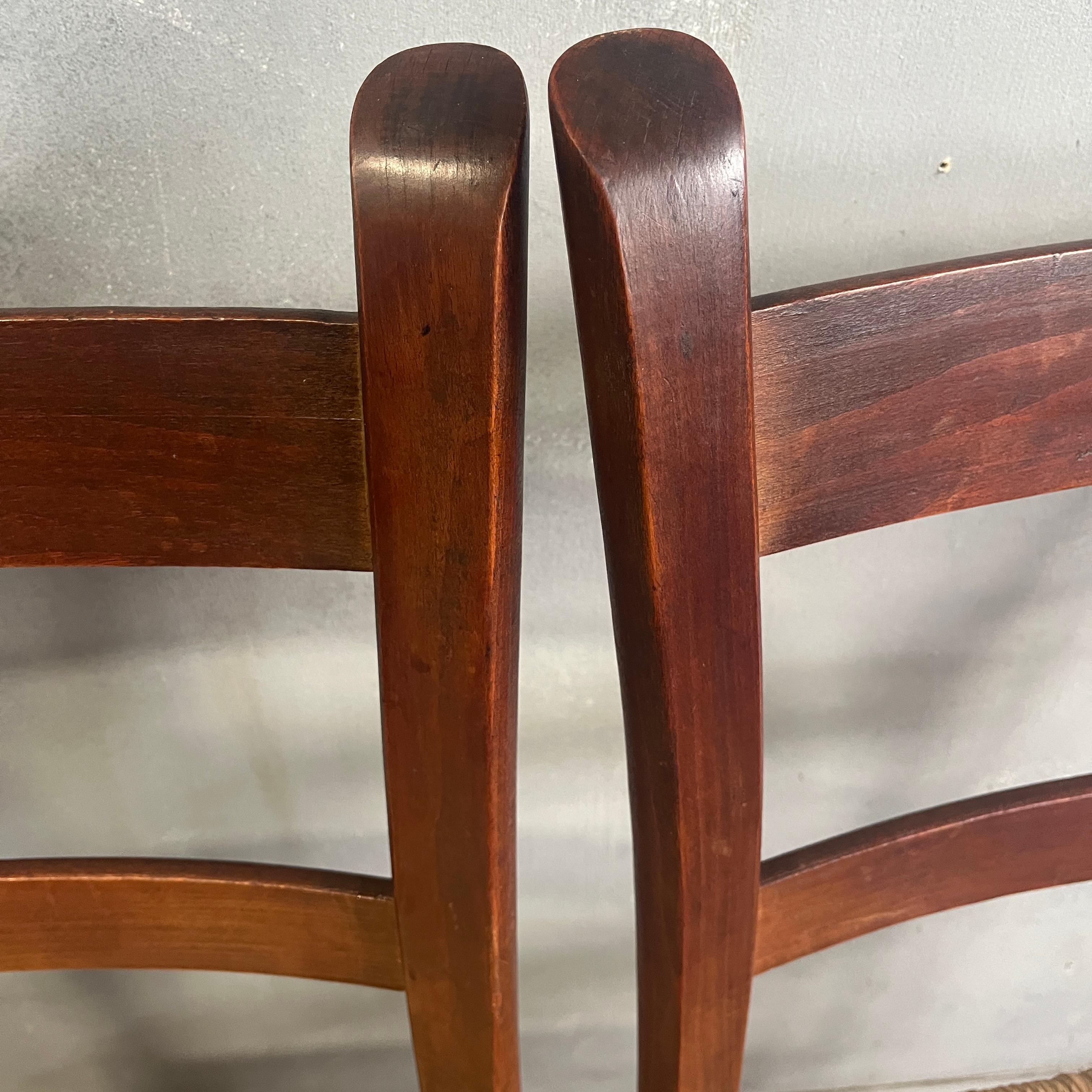 Superb Early American Shaker Style Chairs 6 5
