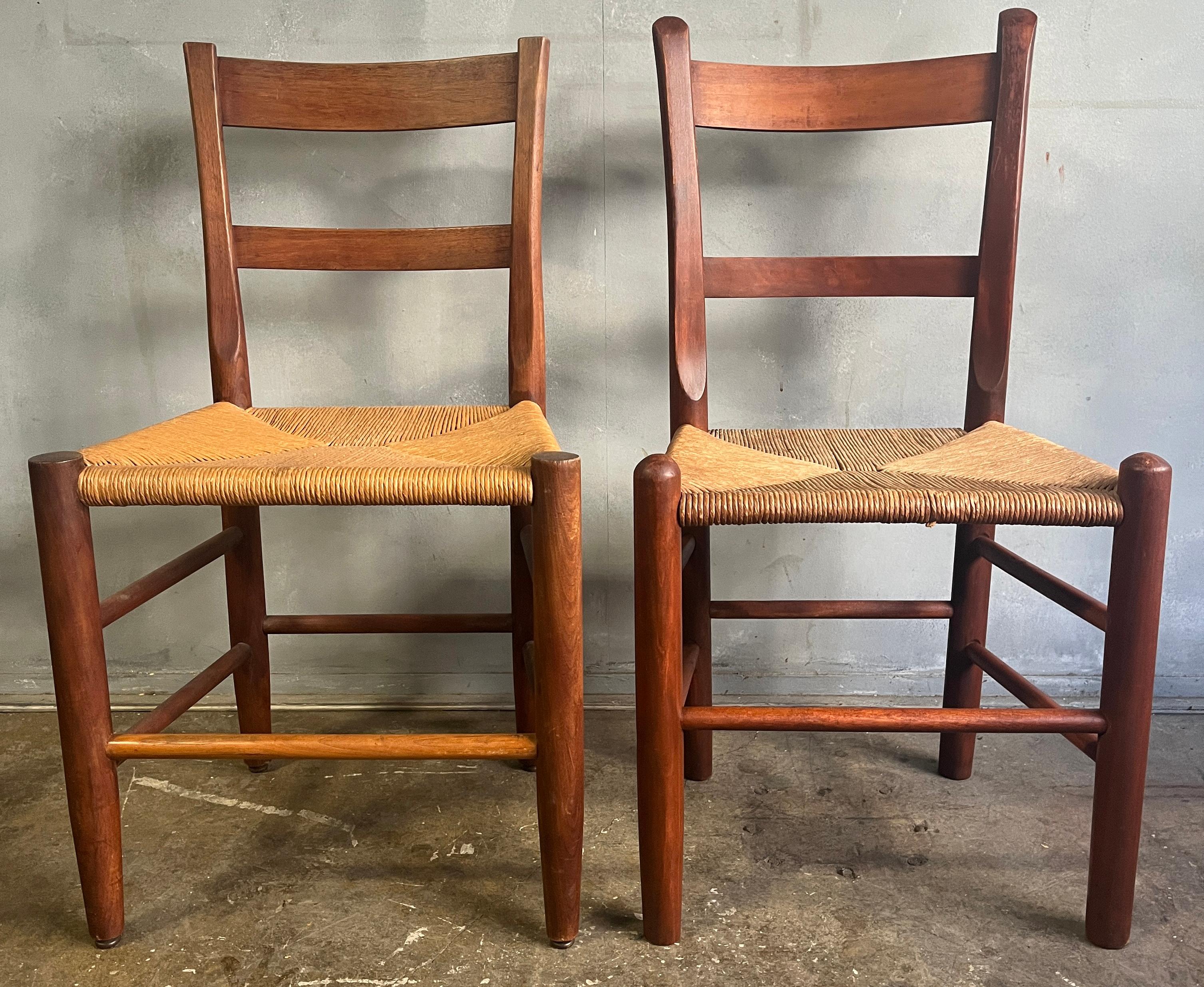 Superb Early American Shaker Style Chairs 6 6