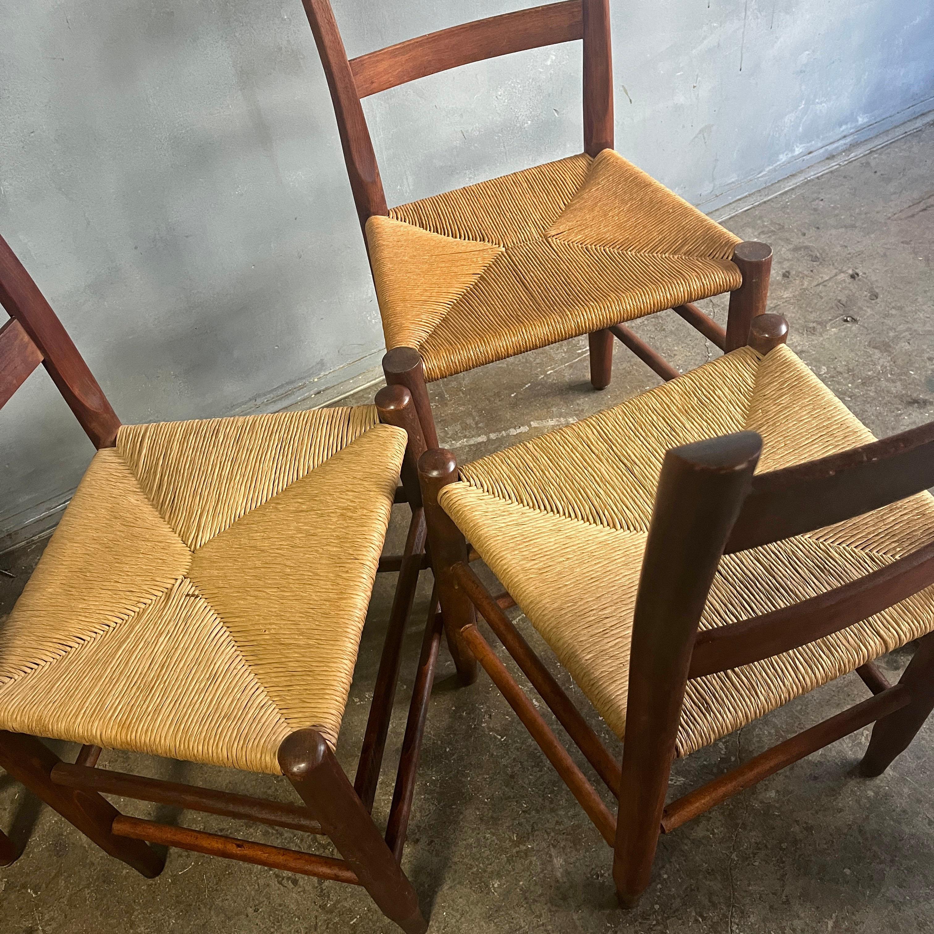 Superb Early American Shaker Style Chairs 6 7