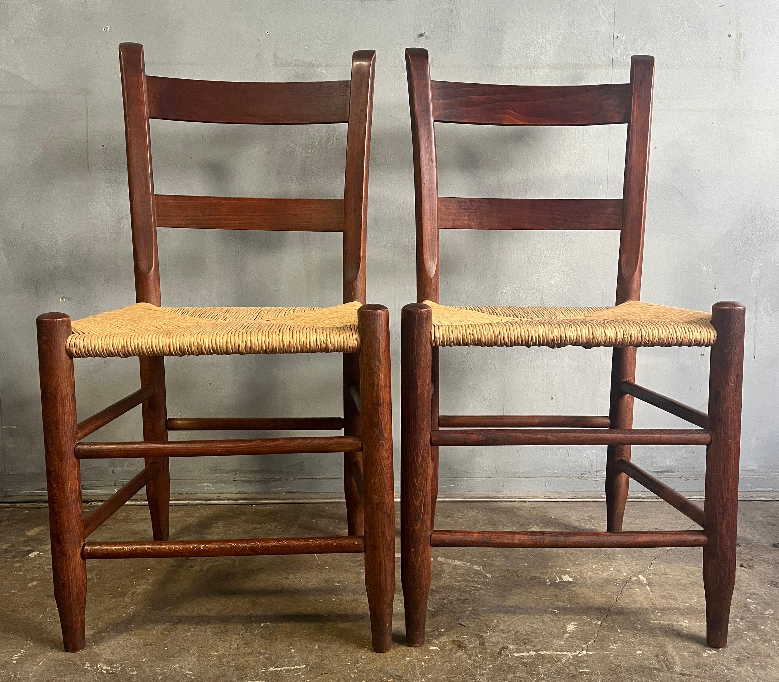 Superb Early American Shaker Style Chairs 6 4