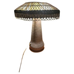 SUPERB Early Gustav Stickley Table Lamp c. Early 1900s - W7996