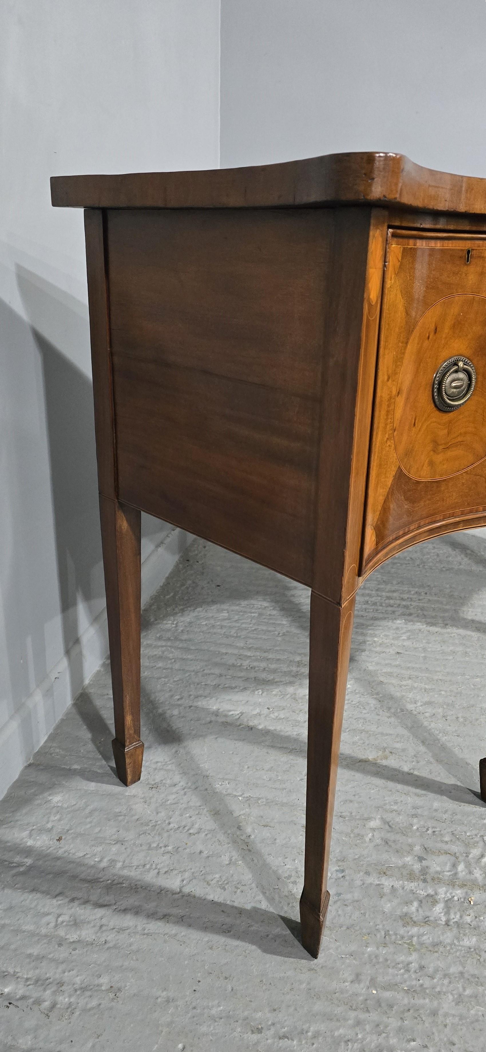 Superb Edwardian Mahogany Inlaid Sideboard For Sale 1