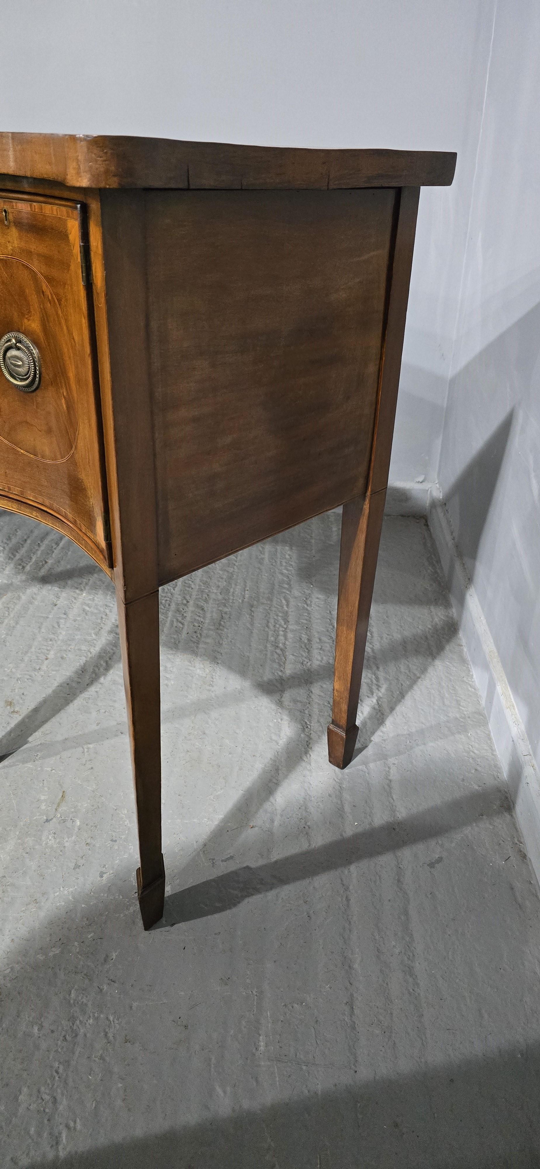 Superb Edwardian Mahogany Inlaid Sideboard For Sale 2