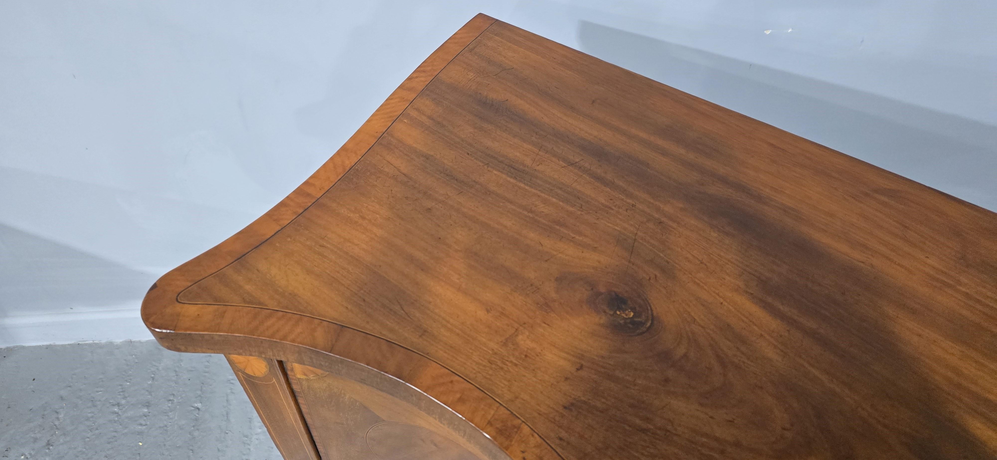 Superb Edwardian Mahogany Inlaid Sideboard For Sale 4