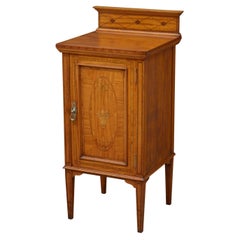 Superb Edwardian Satinwood Bedside Cabinet