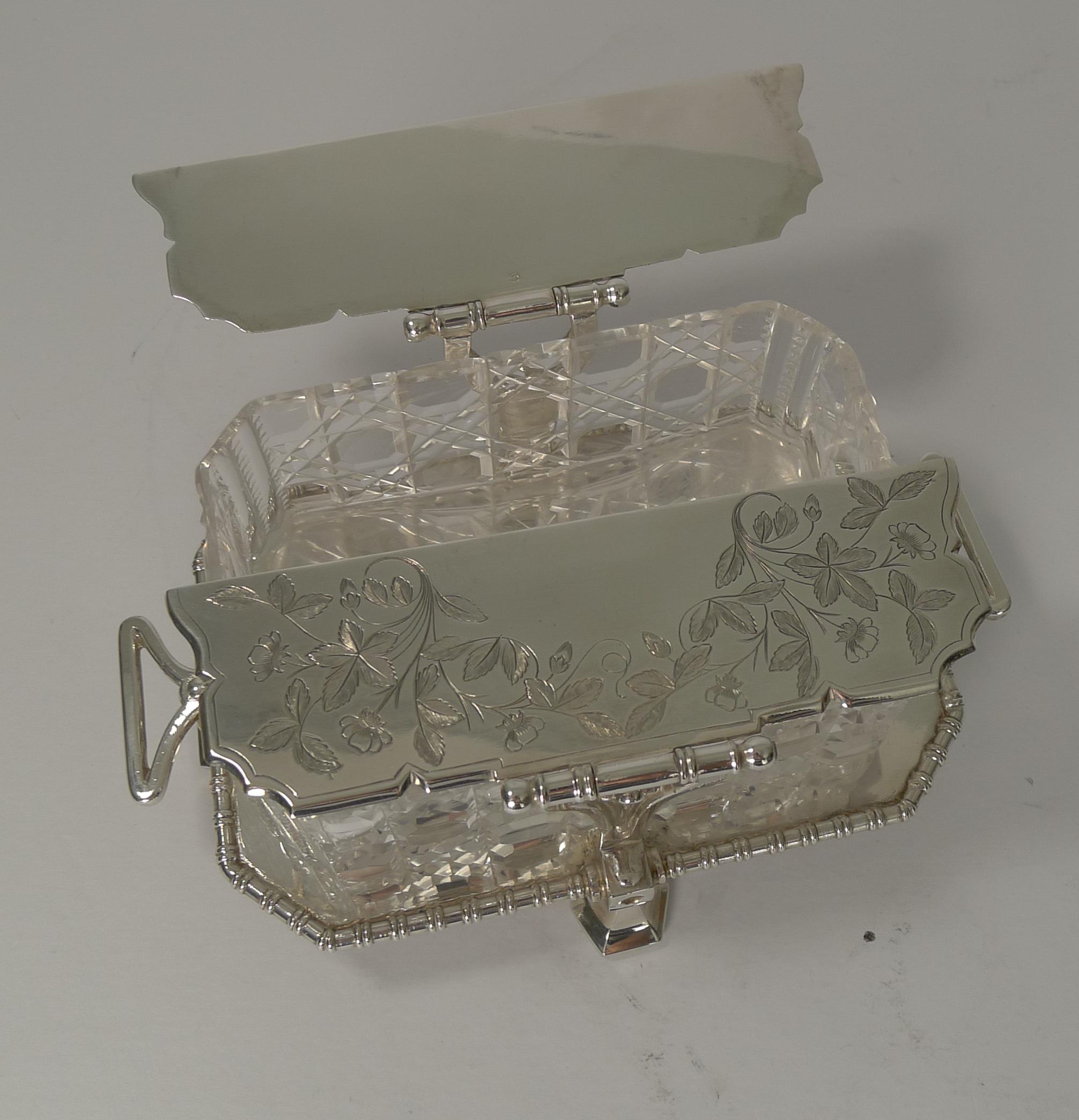 Superb Elkington Butter Dish in Silver Plate, circa 1883 1