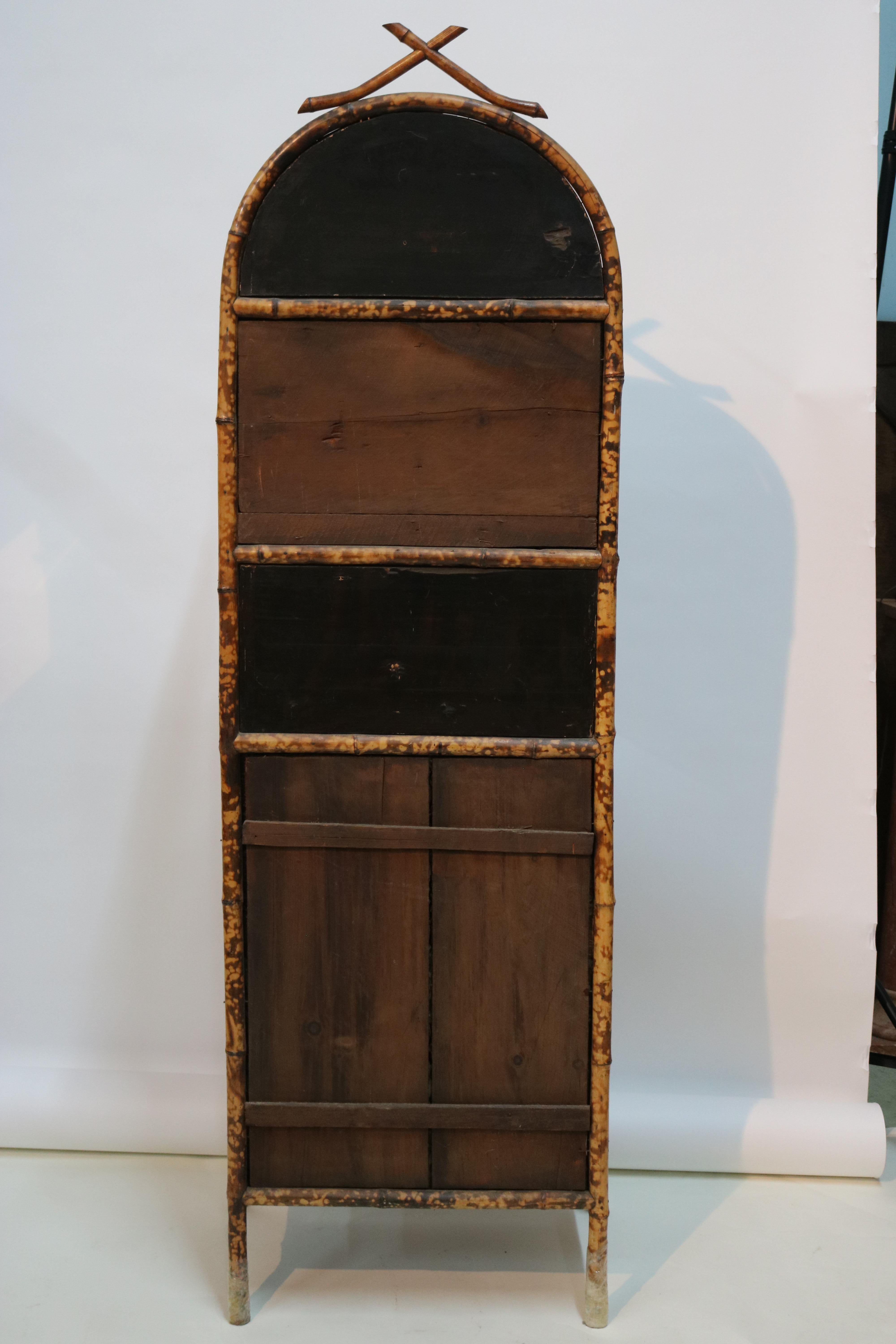 Superb English Bamboo Cabinet, 19th Century For Sale 4