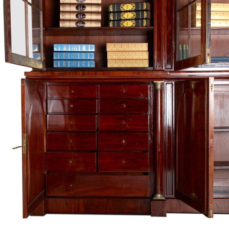 Superb 19th Century English Large Mahogany Bookcase  5