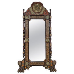 Superb Extra Large Vintage Moroccan Medallion Full Length Mirror