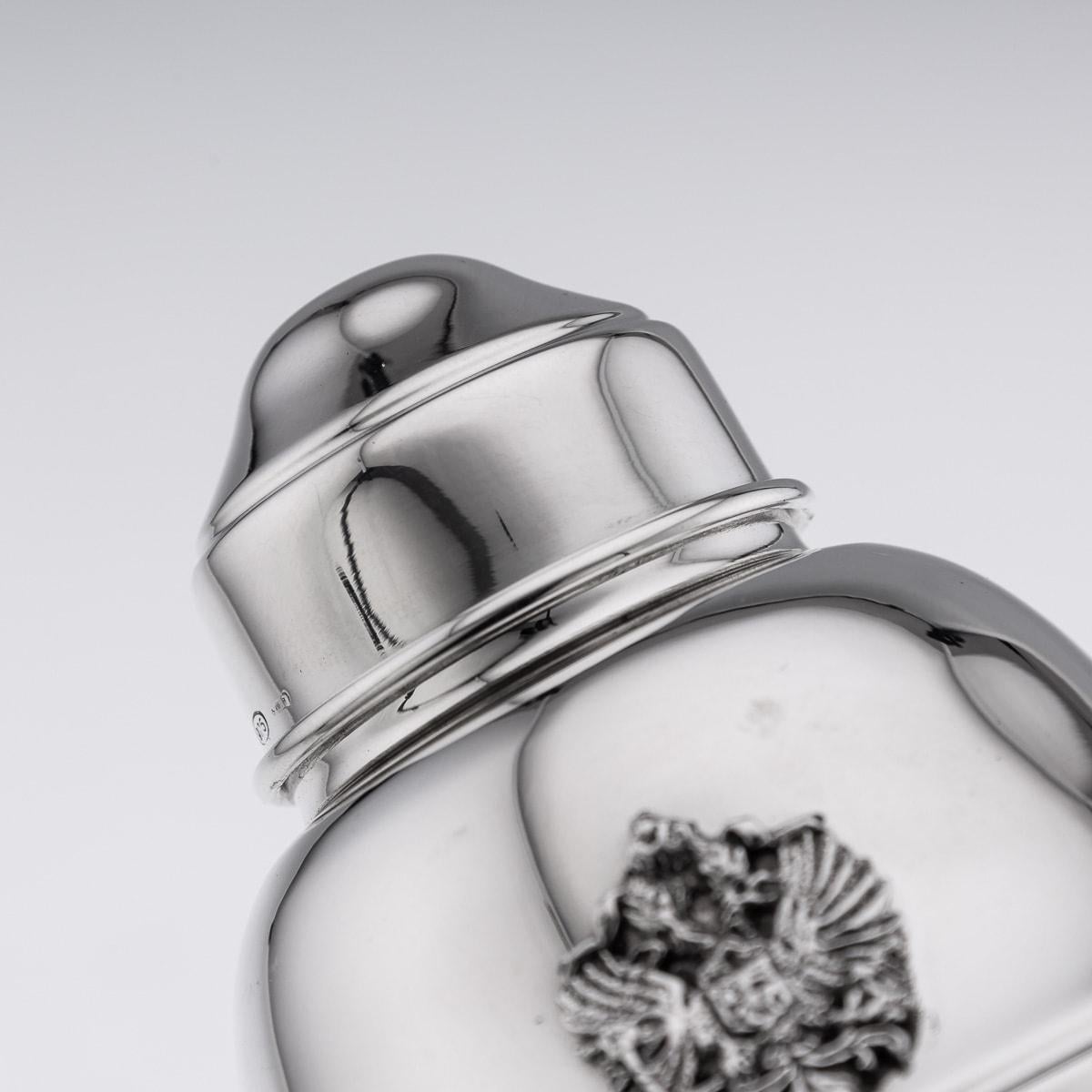 Superb Fabergé Solid Silver Cocktail Shaker 4