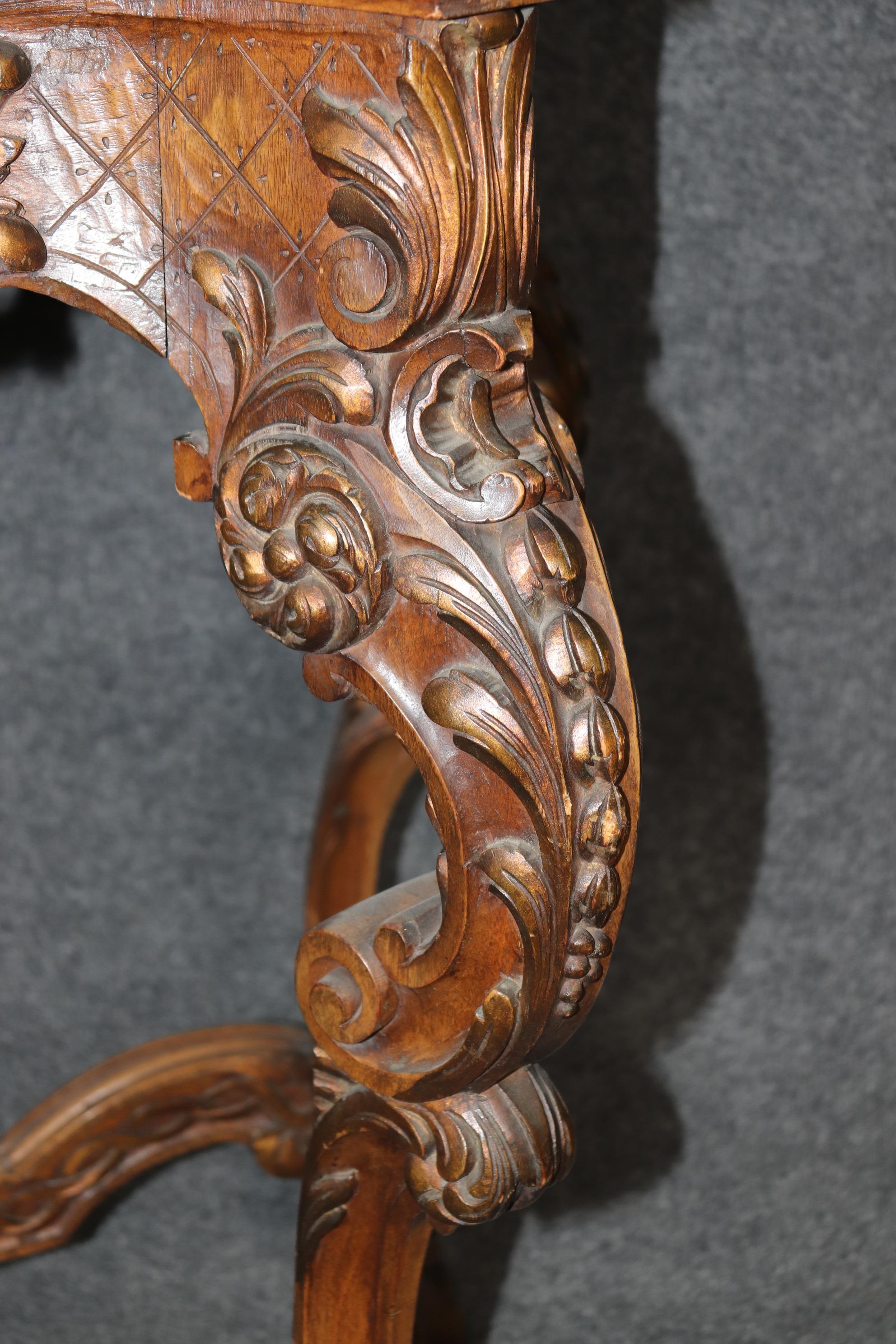 Superb Figural Paint Decorated French Louis XV Carved China Liquor Cabinet For Sale 7