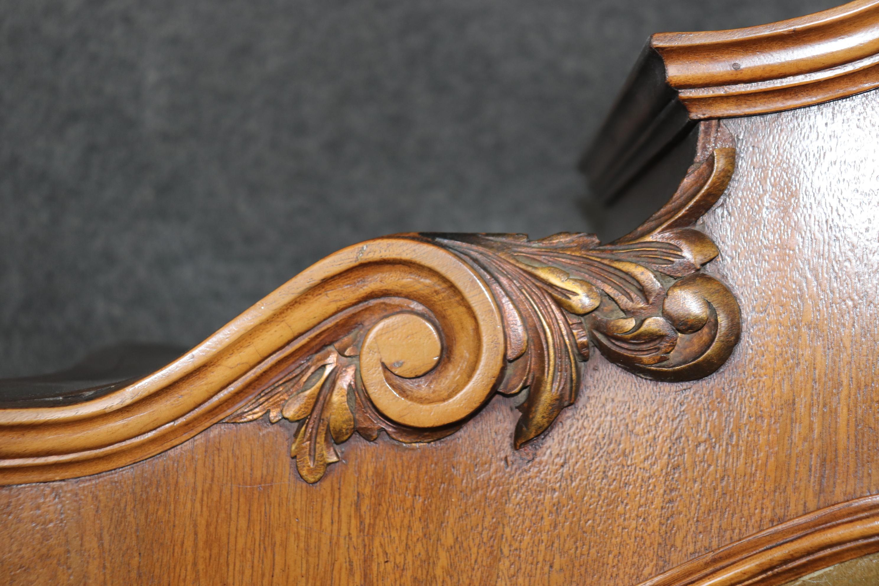 Superb Figural Paint Decorated French Louis XV Carved China Liquor Cabinet For Sale 10