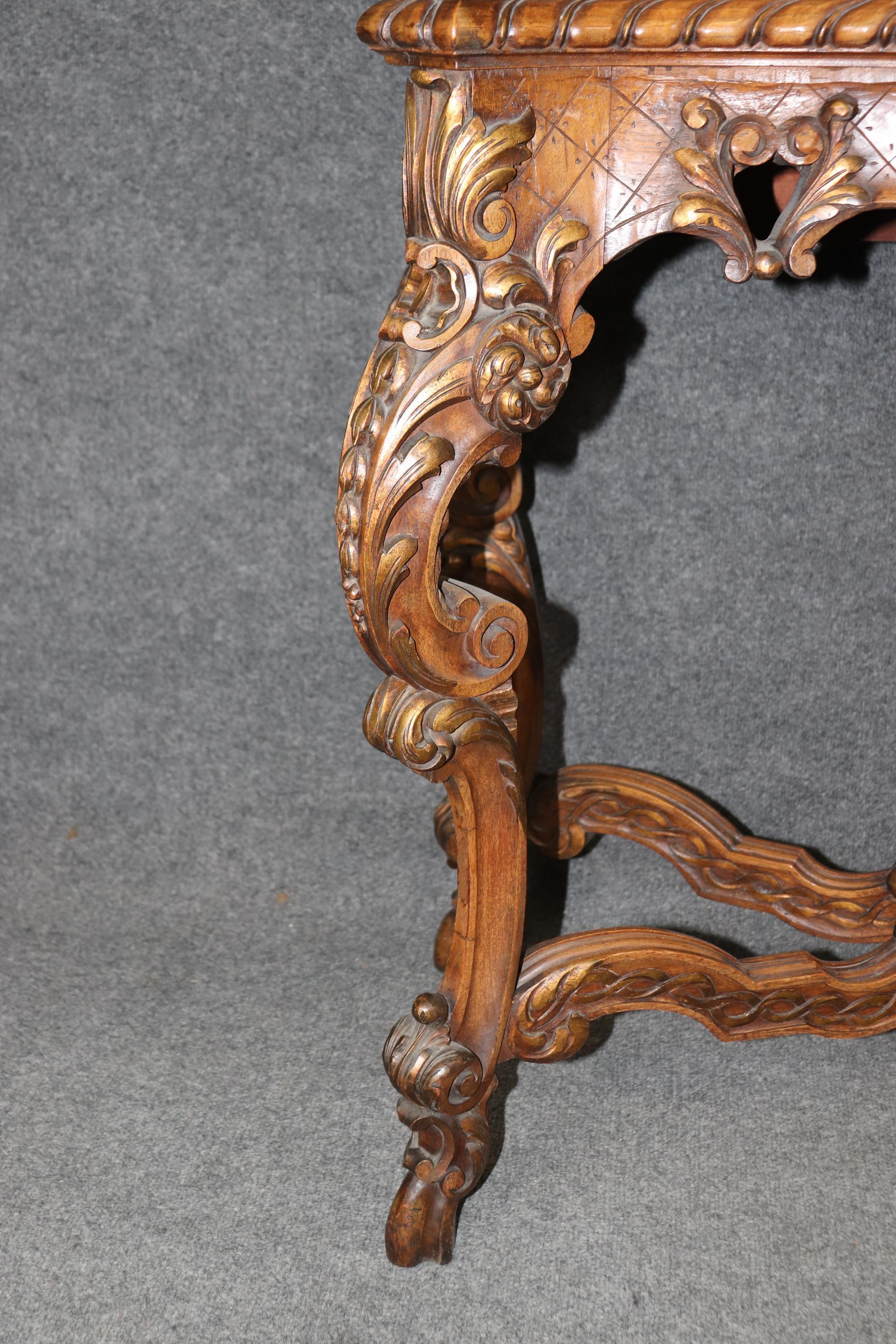 Superb Figural Paint Decorated French Louis XV Carved China Liquor Cabinet For Sale 3