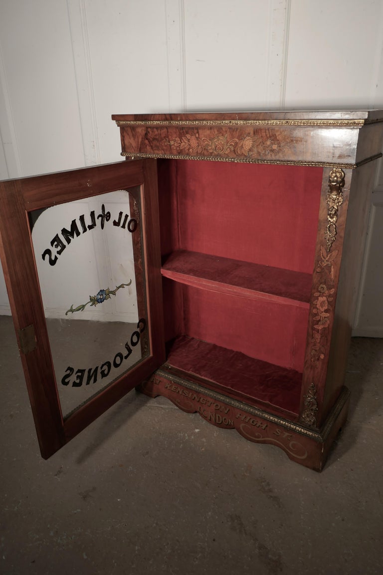 Superb Figured Walnut Perfume from Barkers of Kensington at