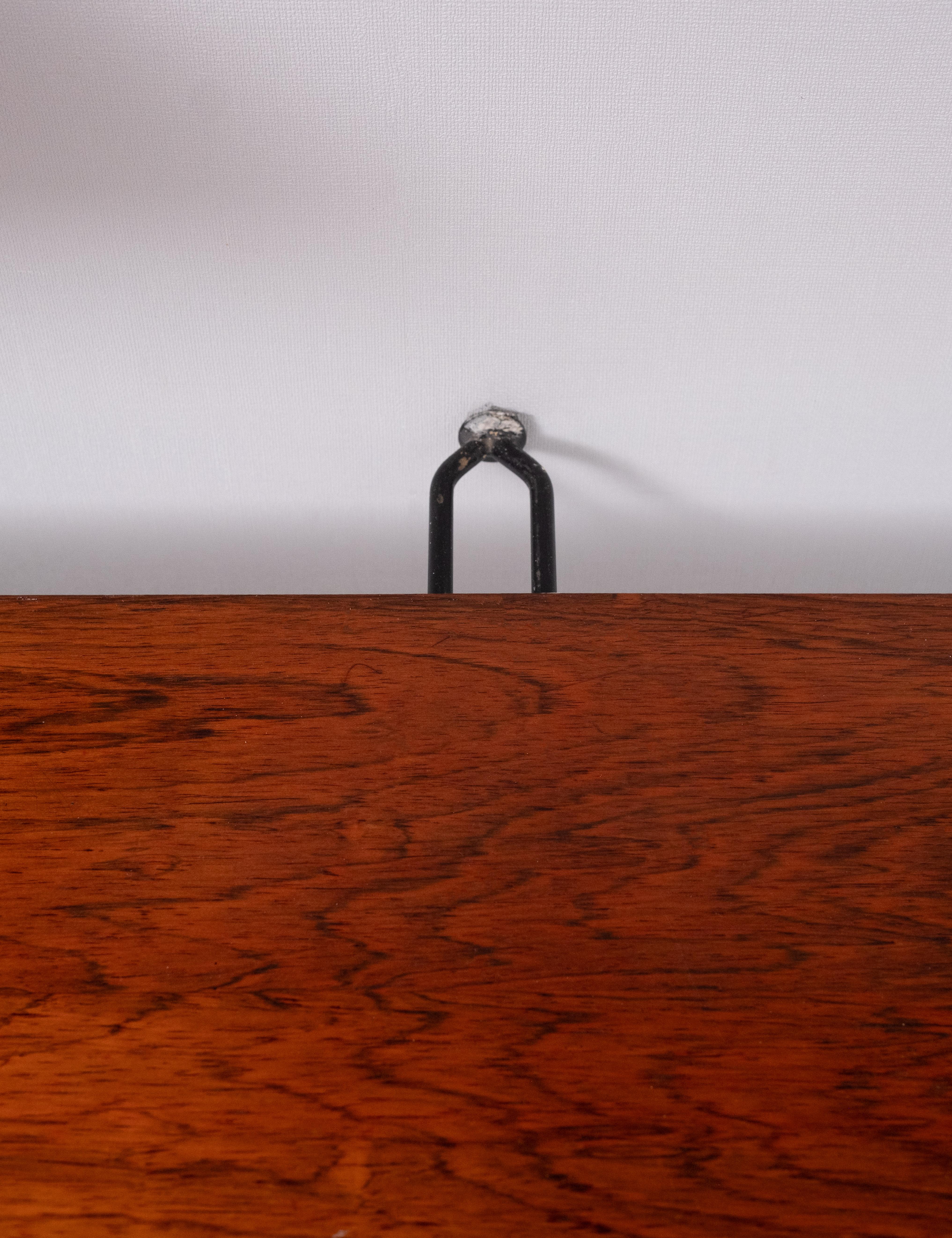 Rosewood Superb floating  DR Banz Bord  Wall system  1960s Germany