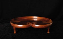 Superb Footed Lacquer Tray with Maki-e Decoration, Late Edo–Meiji Period