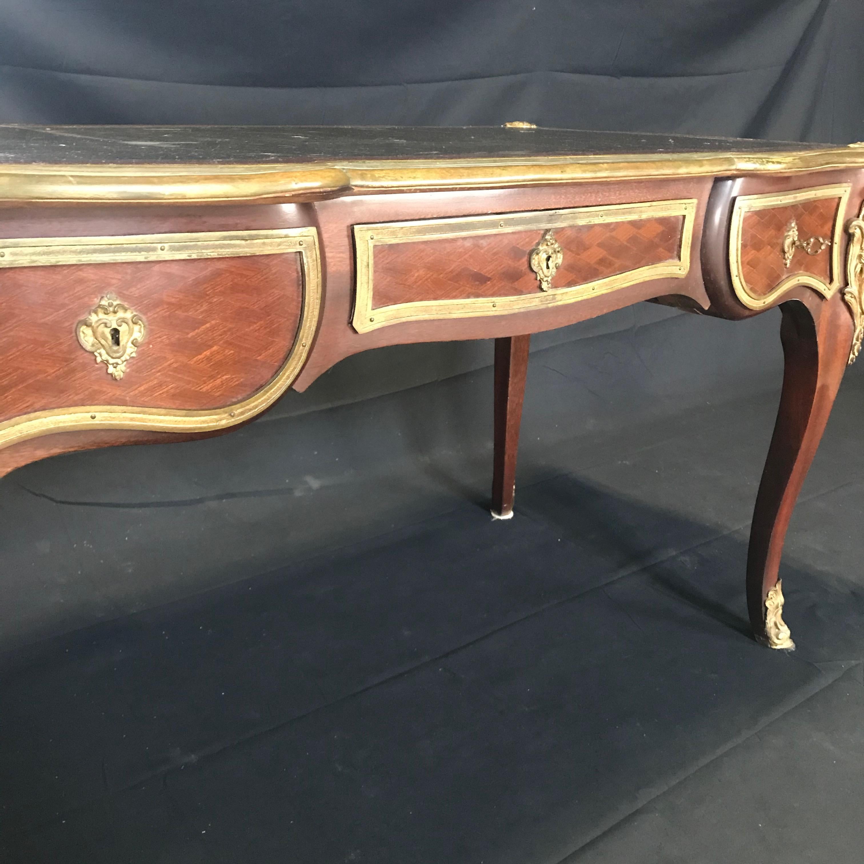 Superb French 19th Century Louis XV Style Writing Desk 5