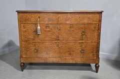 Superb French Amboyna Commode Chest of Drawers