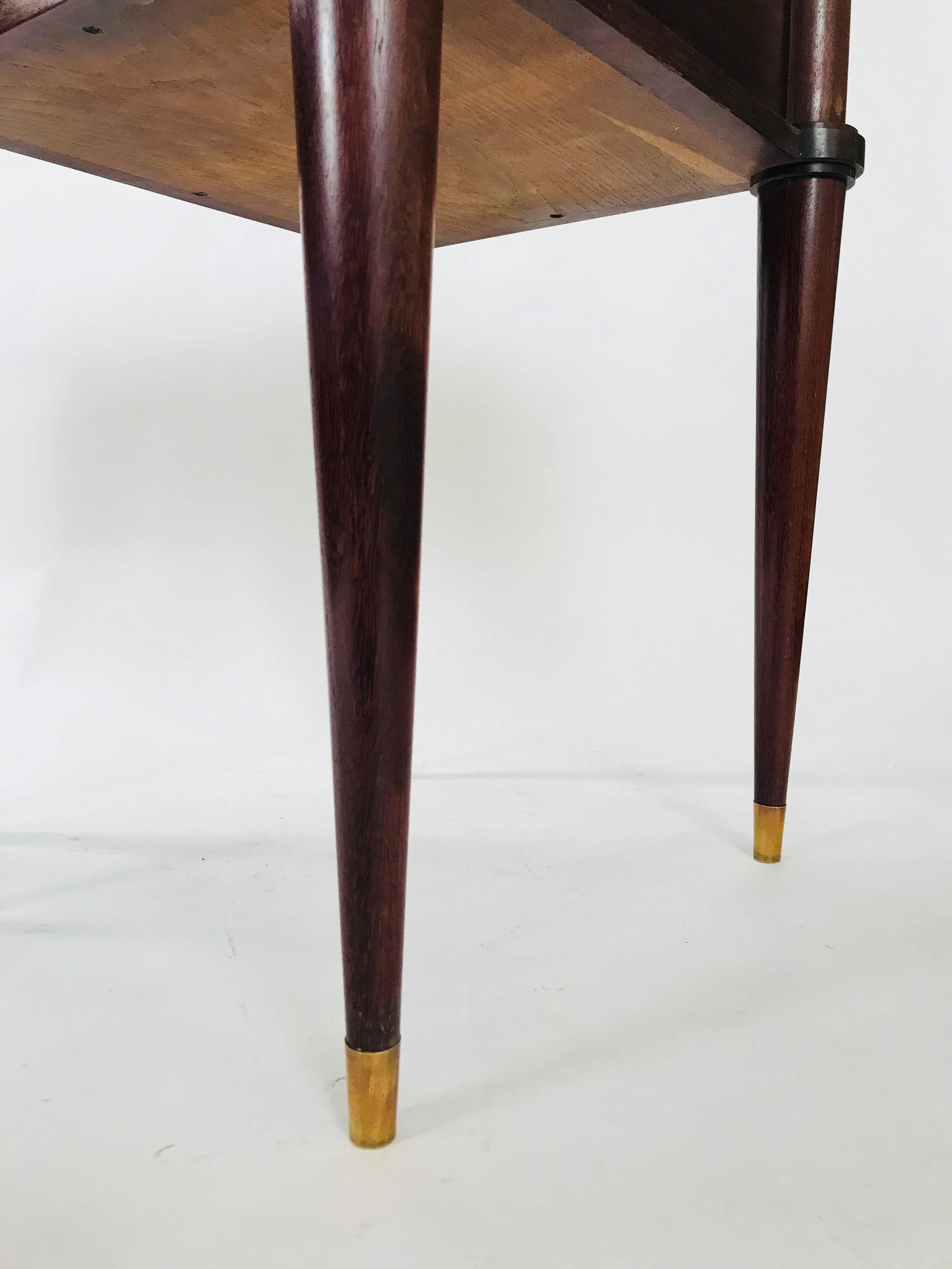 Superb French Solid Mahogany Bedside Tables 2