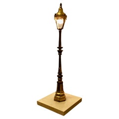 Superb French Table Lamp Modelled on a Paris Street Lamp