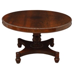 Superbe table de salle à manger ou de centre en bois de rose George IV