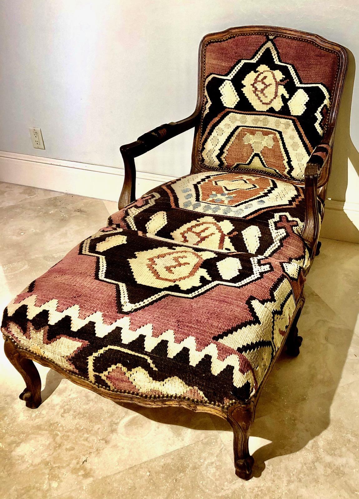 kilim covered chairs