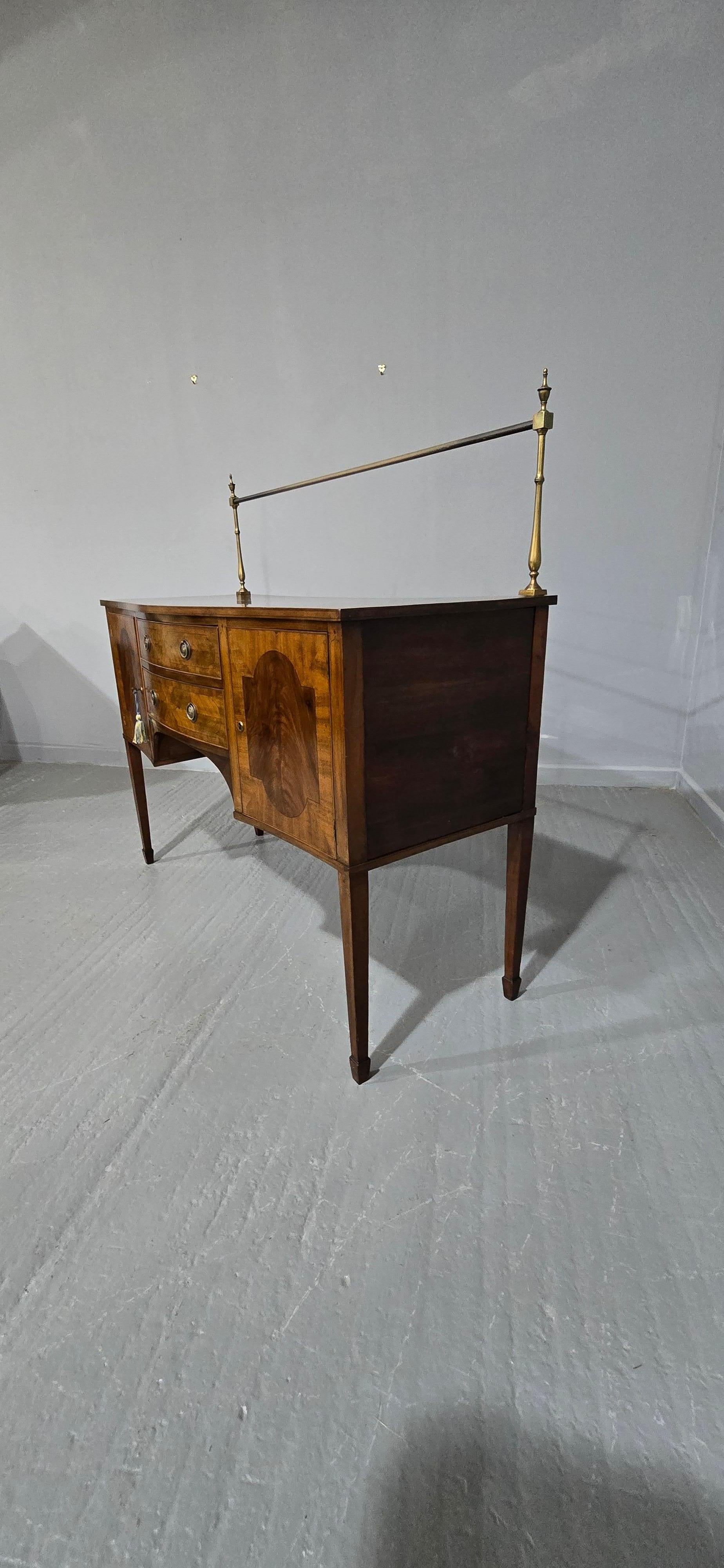 Superb Georgian Mahogany Sideboard For Sale 8