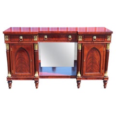 Superb Gilded and Flame Mahogany Kindel Winterthur Adaptations Sideboard