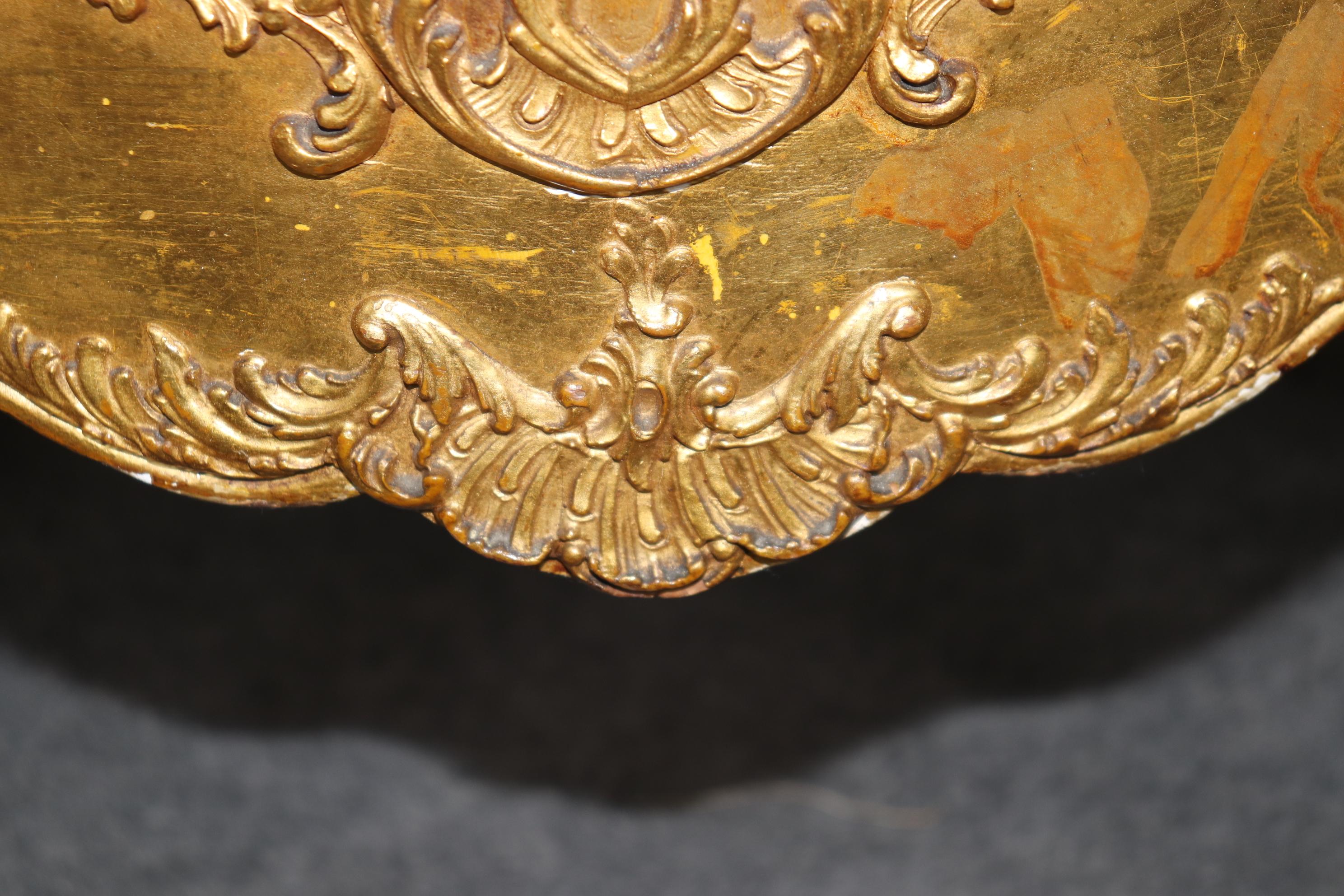 Superb Gilded Vernis Martin French Louis XV Style Painted Vitrine For Sale 8