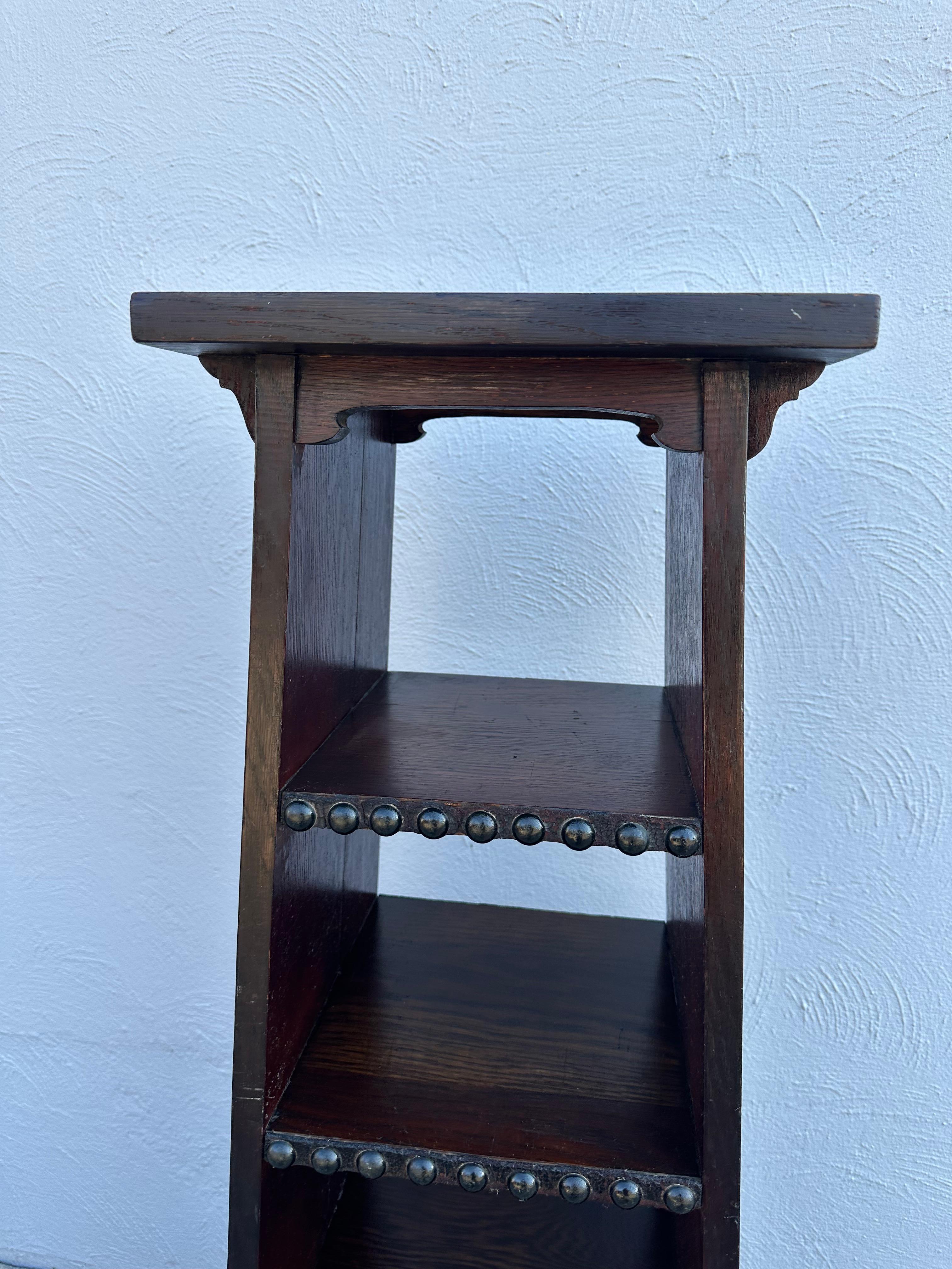SUPERB Gustav Stickley Early Chalet Magazine Stand 