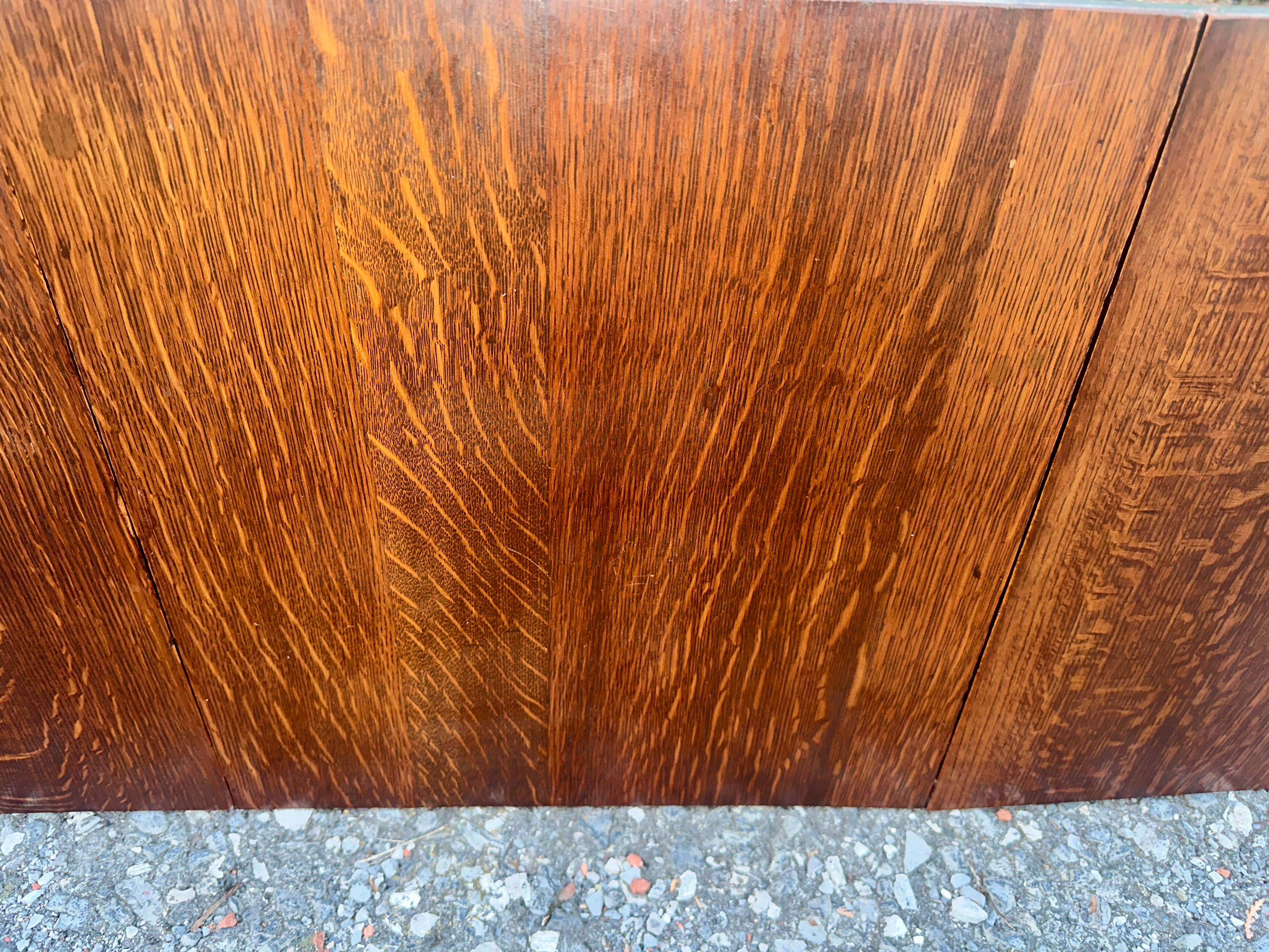 SUPERB Gustav Stickley Atril con dos hojas c. 1907 firmado - W8388 SAL en venta 8