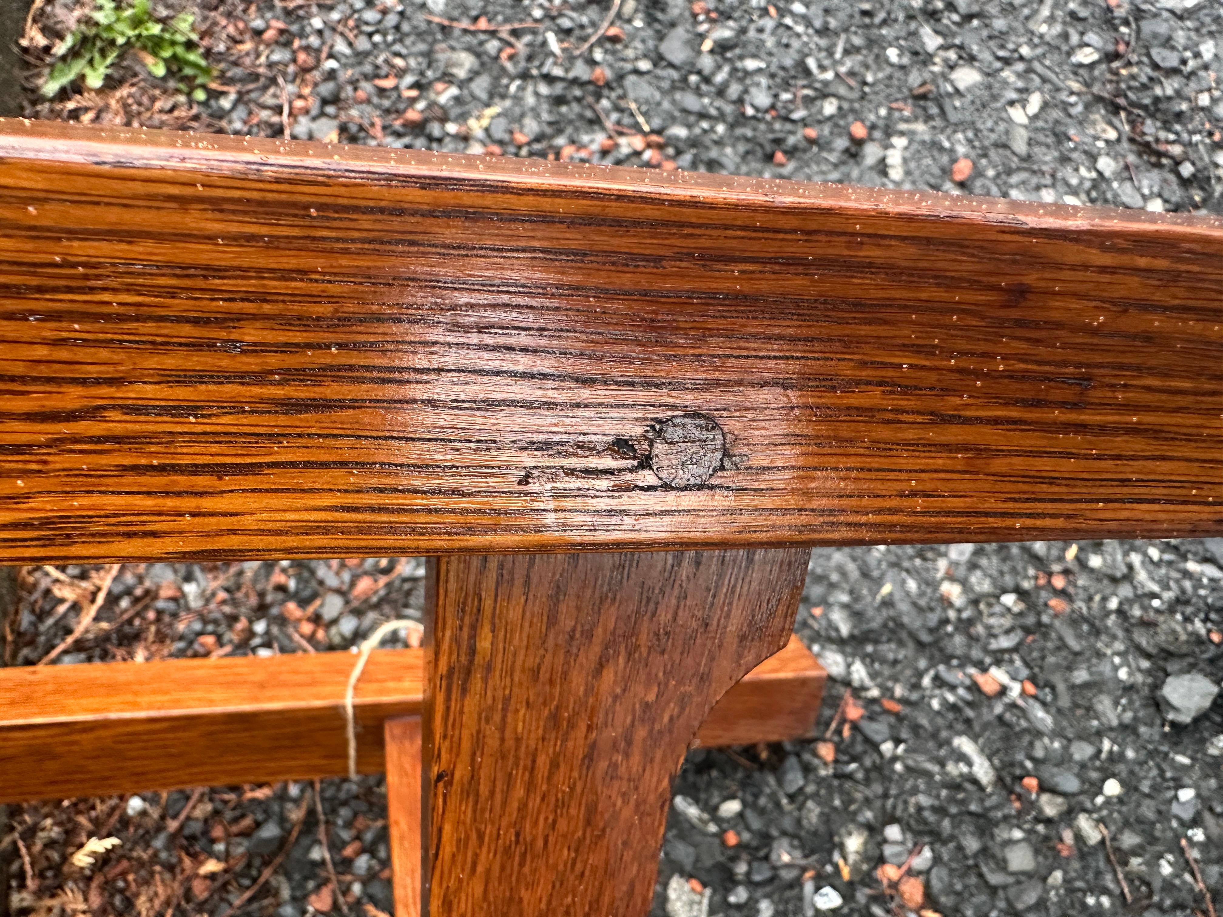 SUPERBE belle SIGNATURE  Gustav Stickley  Socle - W7927 circa 1914 en vente 3