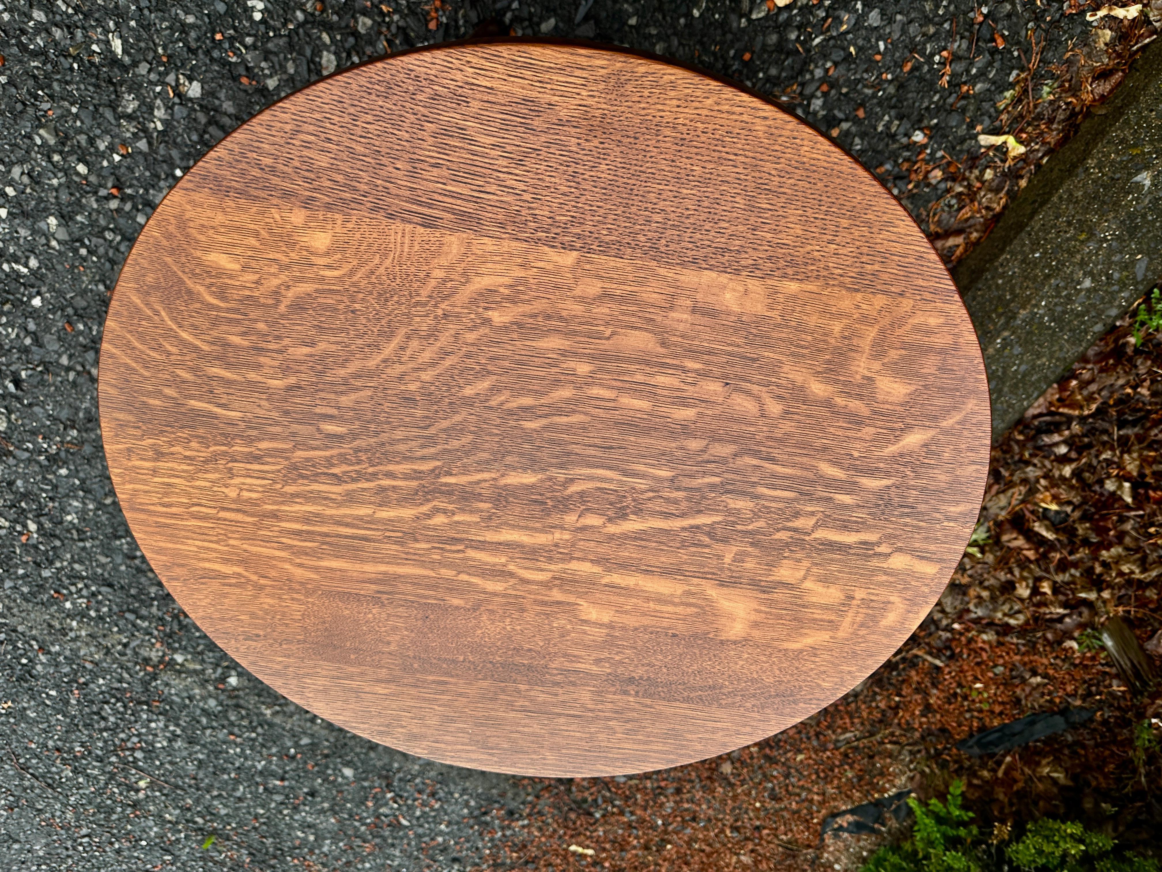 SUPERBE belle SIGNATURE  Gustav Stickley  Socle - W7927 circa 1914 en vente 6