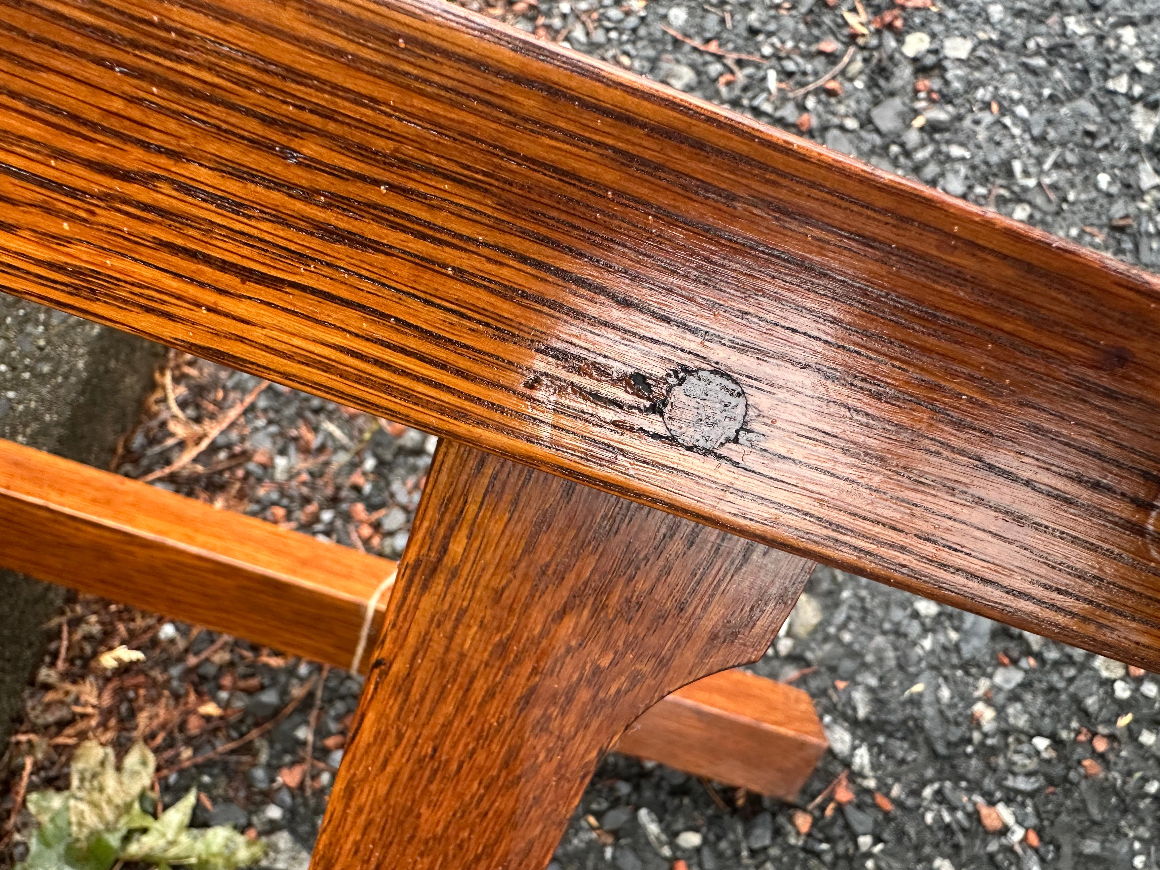 SUPERBE belle SIGNATURE  Gustav Stickley  Socle - W7927 circa 1914 en vente 10