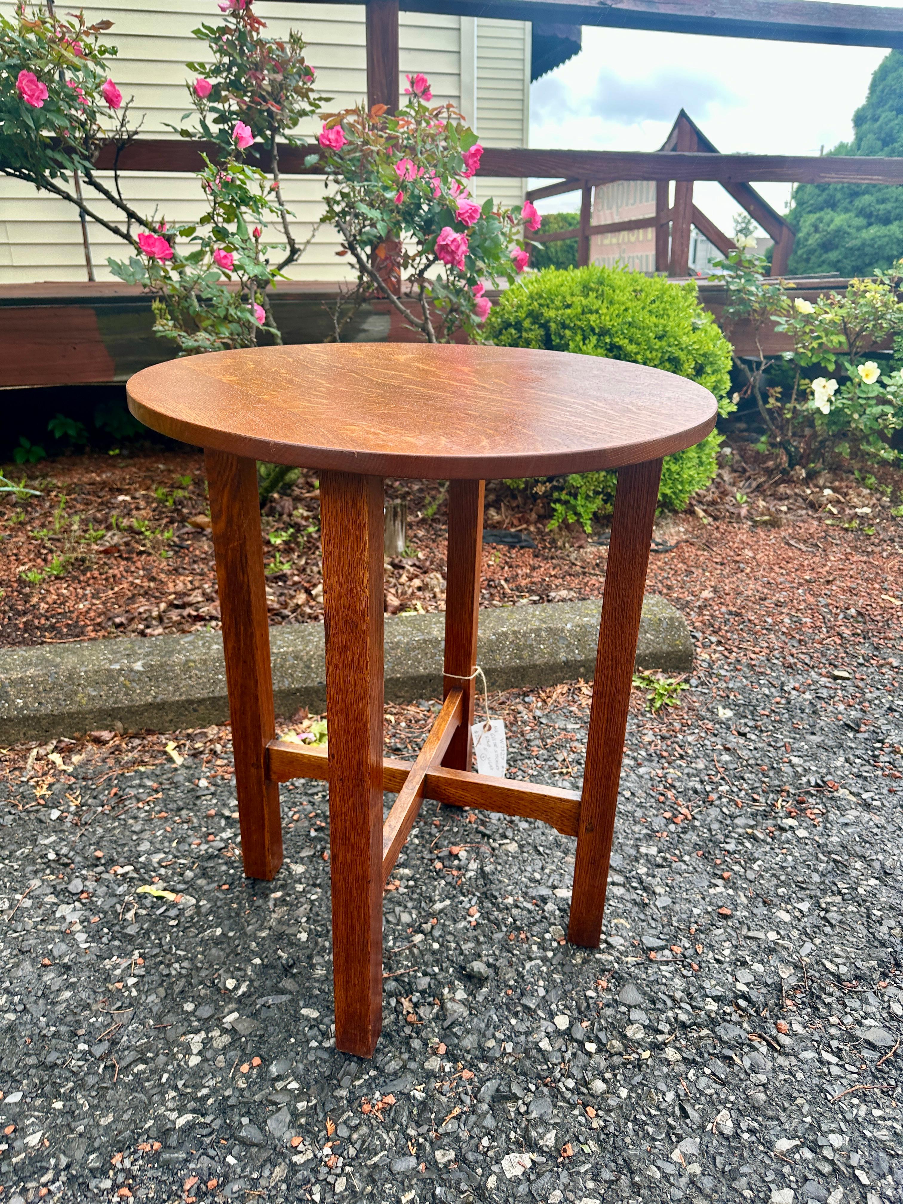 SUPERBE belle SIGNATURE  Gustav Stickley  Socle - W7927 circa 1914 en vente 13