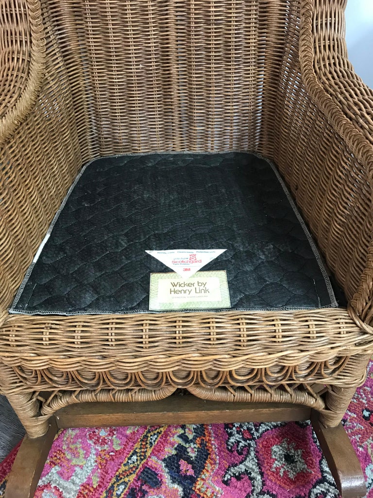 Henry link wicker chair hot sale