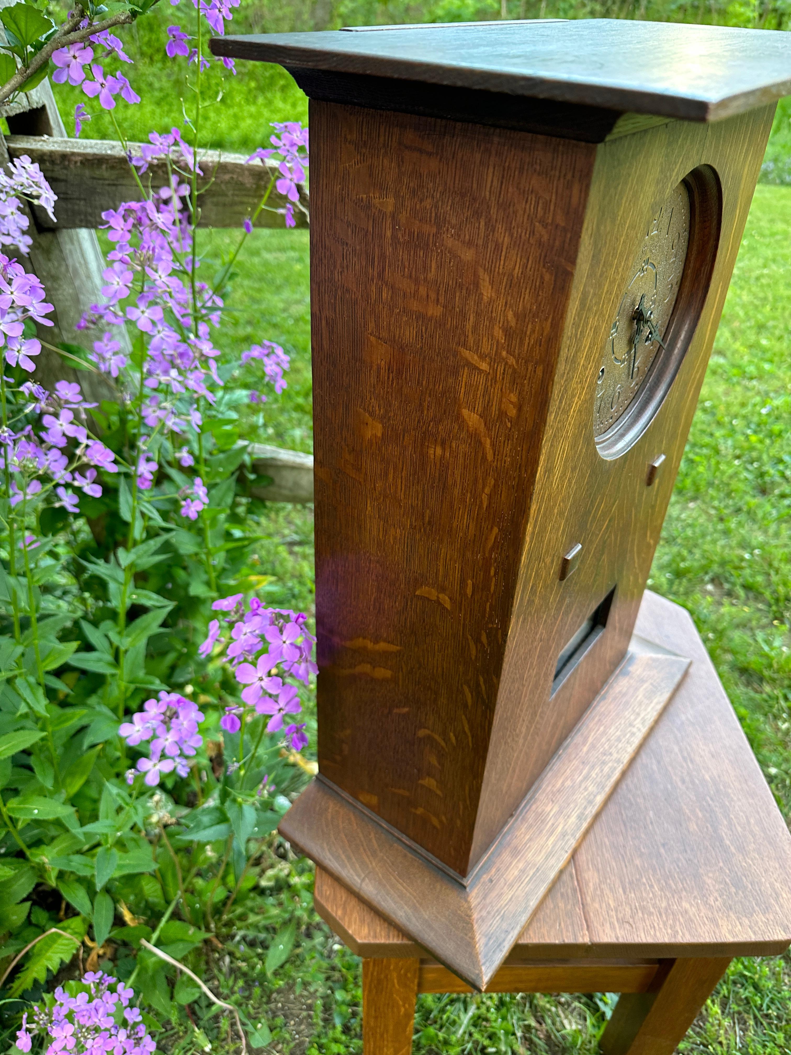 SUPERB & IMPORTANT Rare L&JG Stickley Mantle Clock Circa 1907  SALE  25% OFF For Sale 5