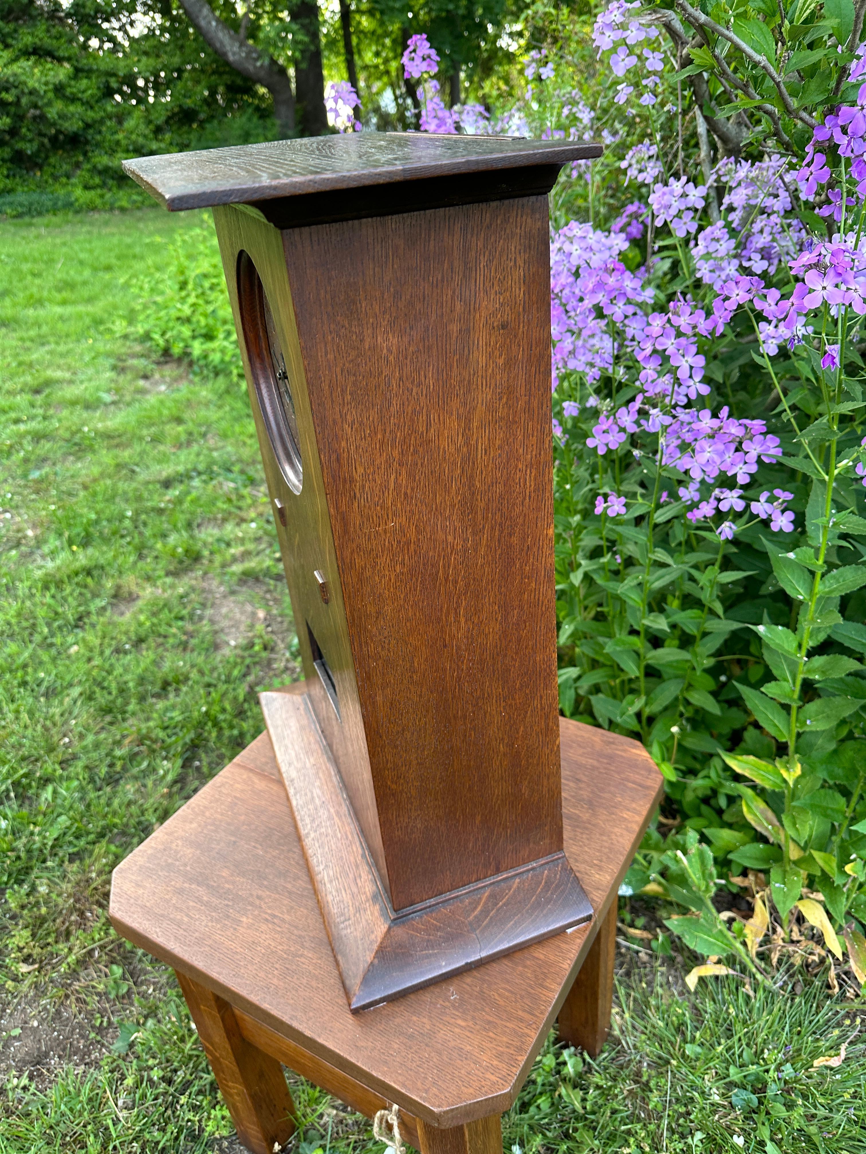 SUPERB & IMPORTANT Rare L&JG Stickley Mantle Clock Circa 1907  SALE  25% OFF For Sale 6