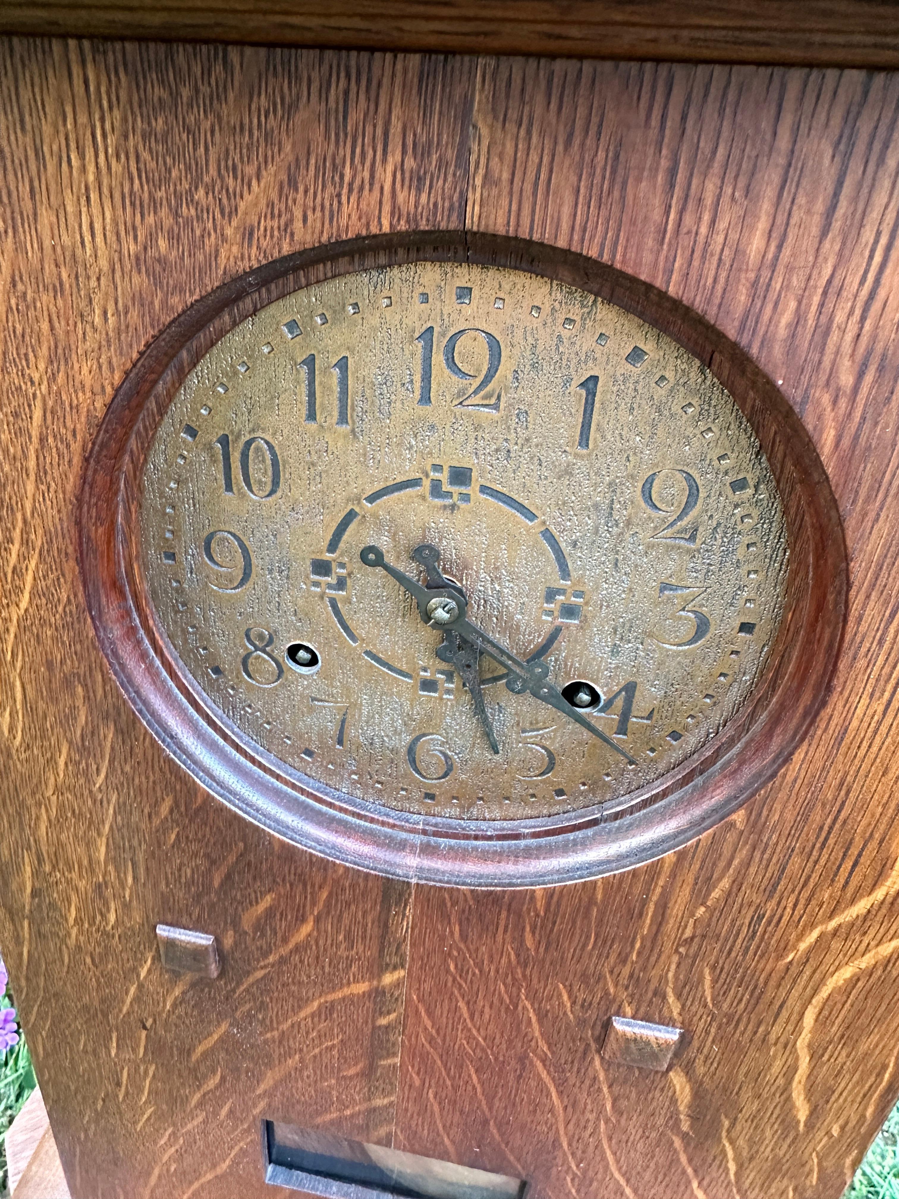 American SUPERB & IMPORTANT Rare L&JG Stickley Mantle Clock Circa 1907  SALE  25% OFF For Sale