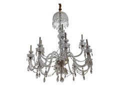 Superb Irish Crystal Louis XVI Style Entryway Chandelier