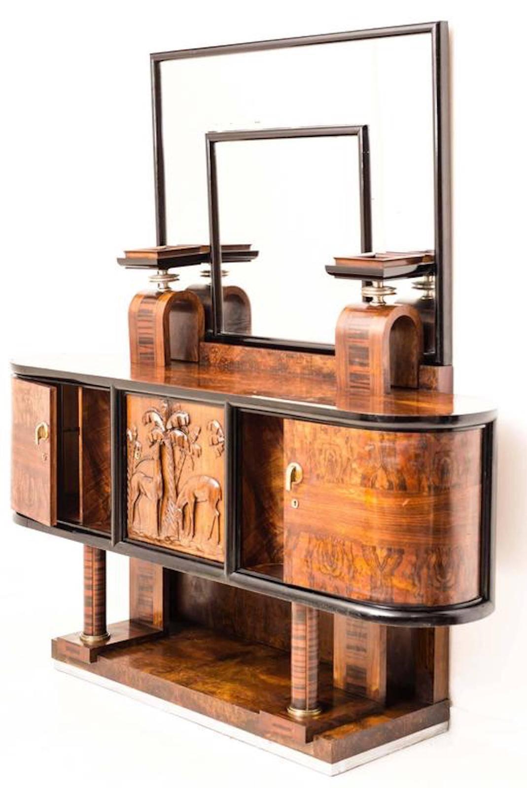 Noce Superbo set da pranzo di design italiano Art Déco di Pierluigi Colli, anni '30 in vendita