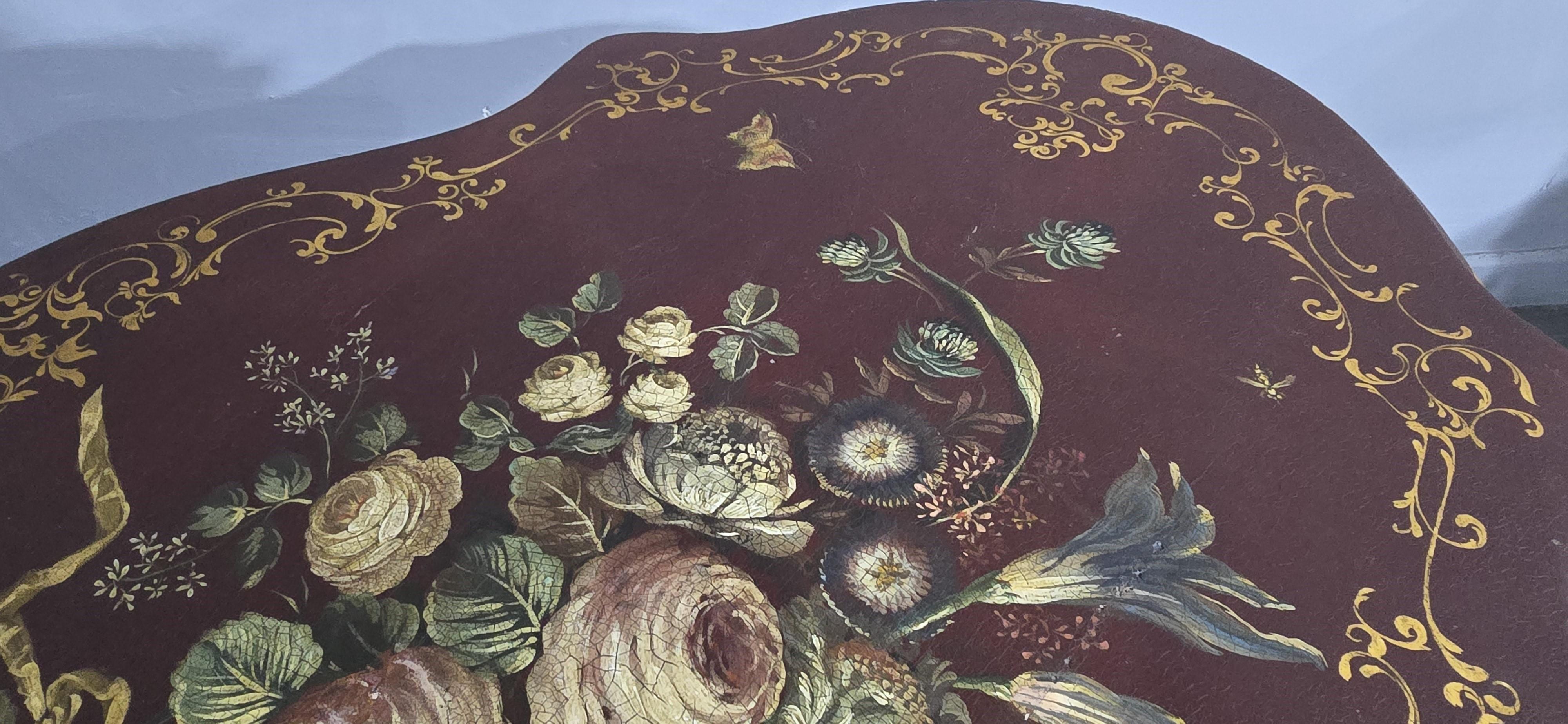 Hervorragender italienisch bemalter Tisch im Angebot 11