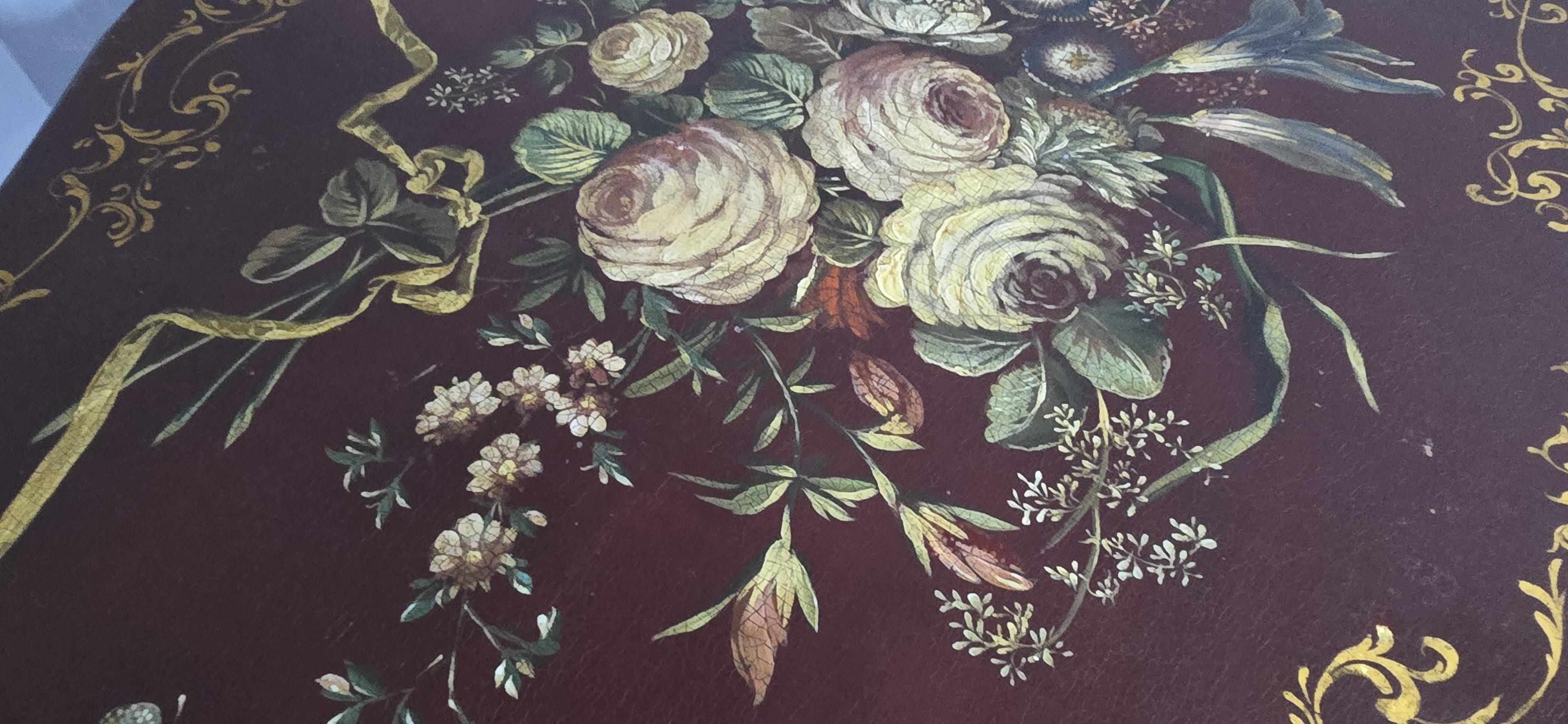 Hervorragender italienisch bemalter Tisch im Angebot 12