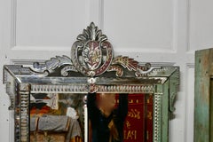 Superb Large 19th Century Venetian Cushion Mirror