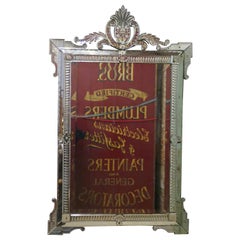 Antique Superb Large 19th Century Venetian Cushion Mirror