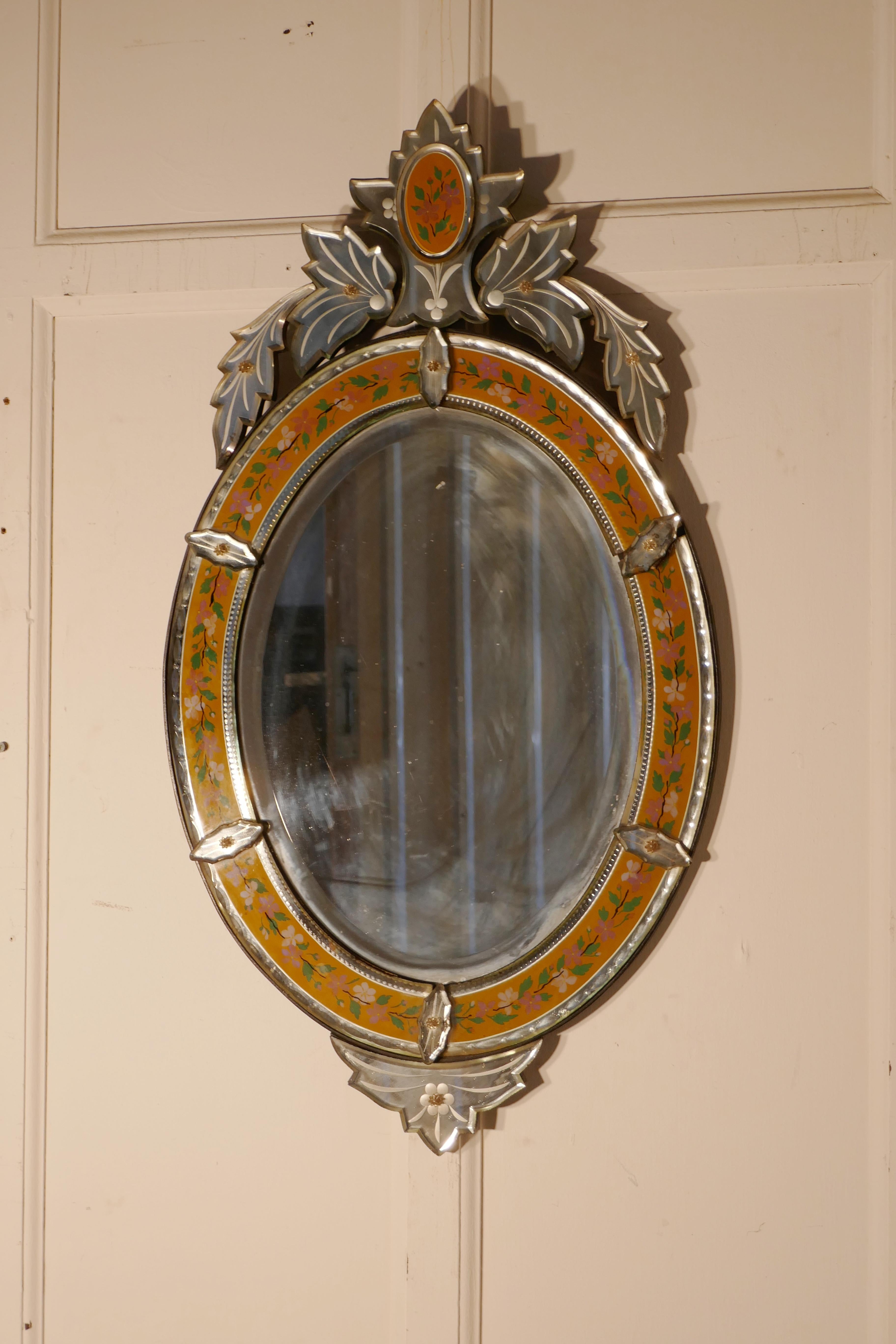 Superb Large Arts & Crafts Venetian Mirror 1